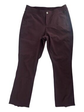Kuhl Fleece Lined Softshell Hiking Pants 16 Brown Winter Coat Gorpcore